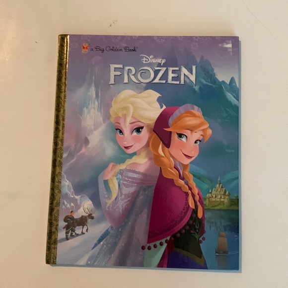 Disney’s frozen | Other | Disneys Frozen Hard Cover Book | Poshmark